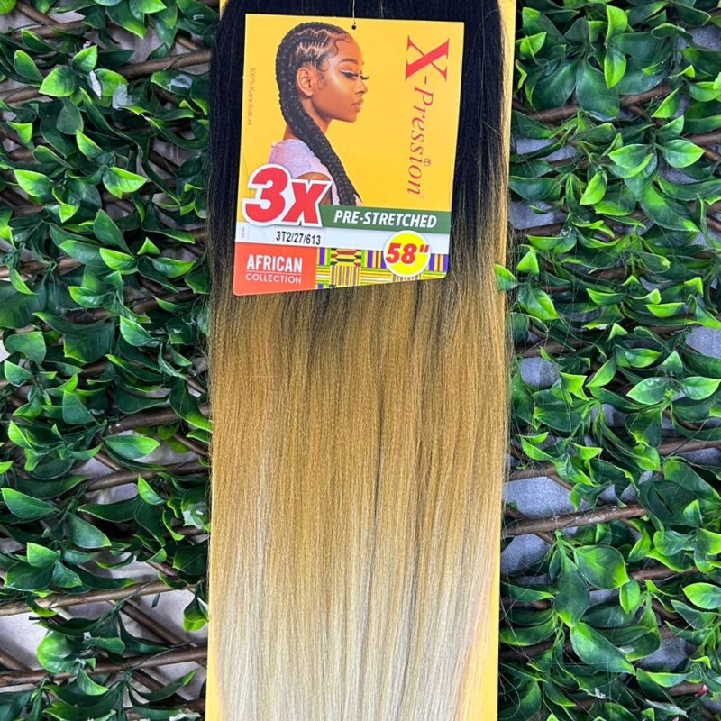 3X X-Pression Pre-Stretched Braid 58” 3Y2/27/613