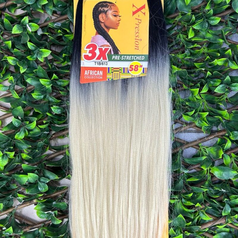 3X X-Pression Pre-Stretched Braid 58” T1B/613